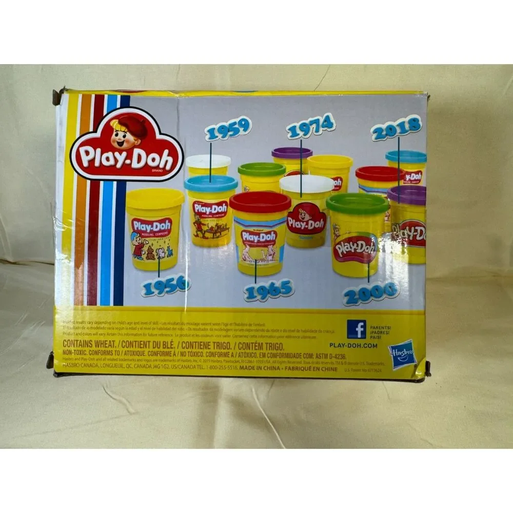 New Play-Doh Retro Classic Can Collection Multipack 12pc Back to School Supplies